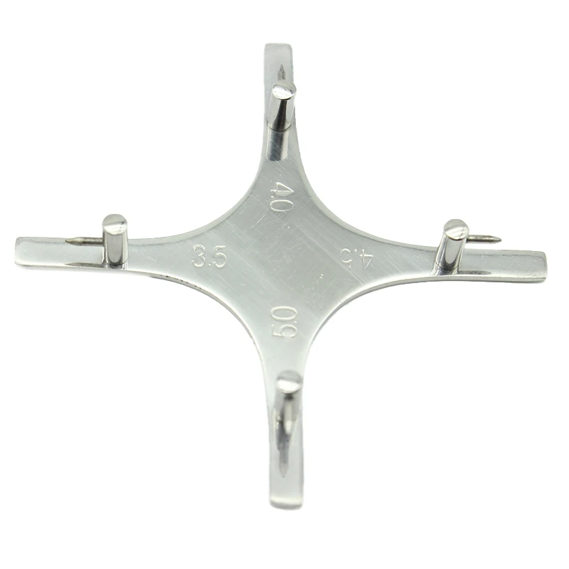 Orthodontic Bracket Positioner Gauge Stainless Steel Dental Brackets Gauge Locator Positioner Teeth Tool