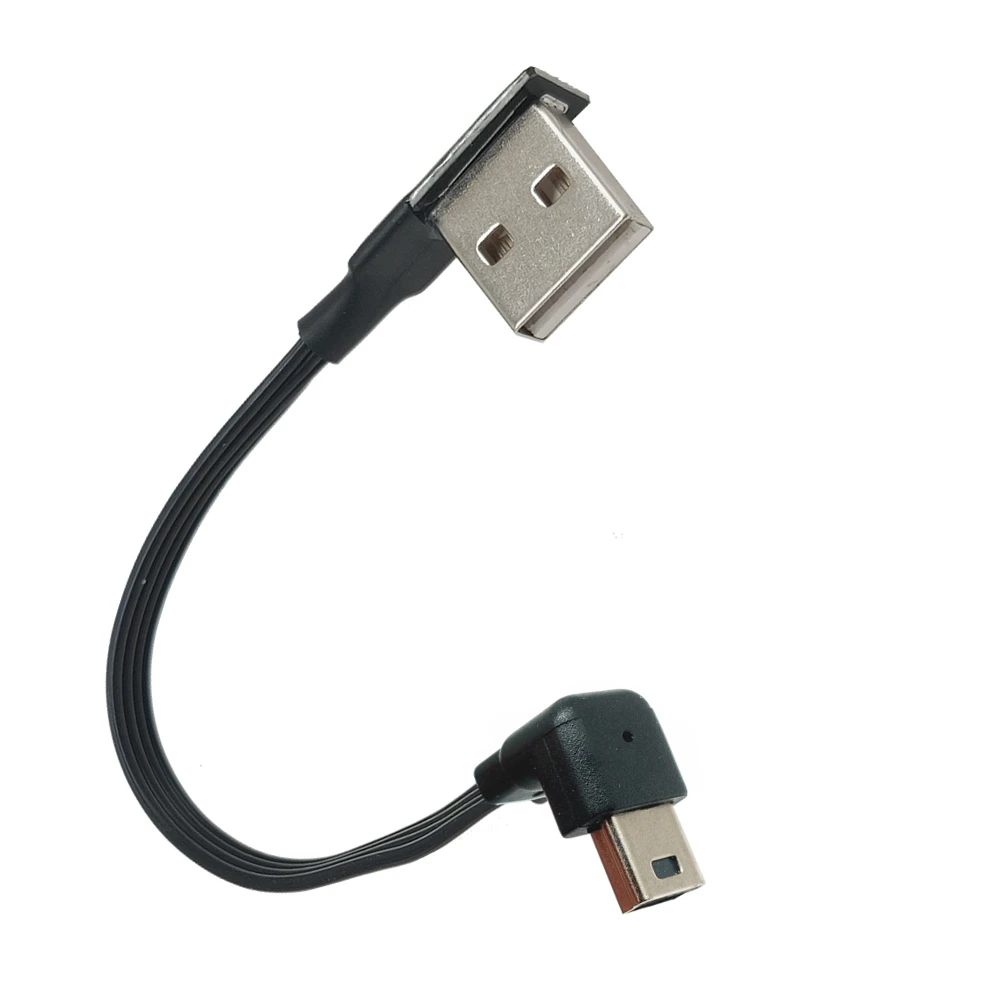 0,1 M 0,2 M 0,5 M Double Bend T-Port USB zu Mini USB Auto Navigation Fahren Recorder Lade Daten kurze Linie Fahren Recorder