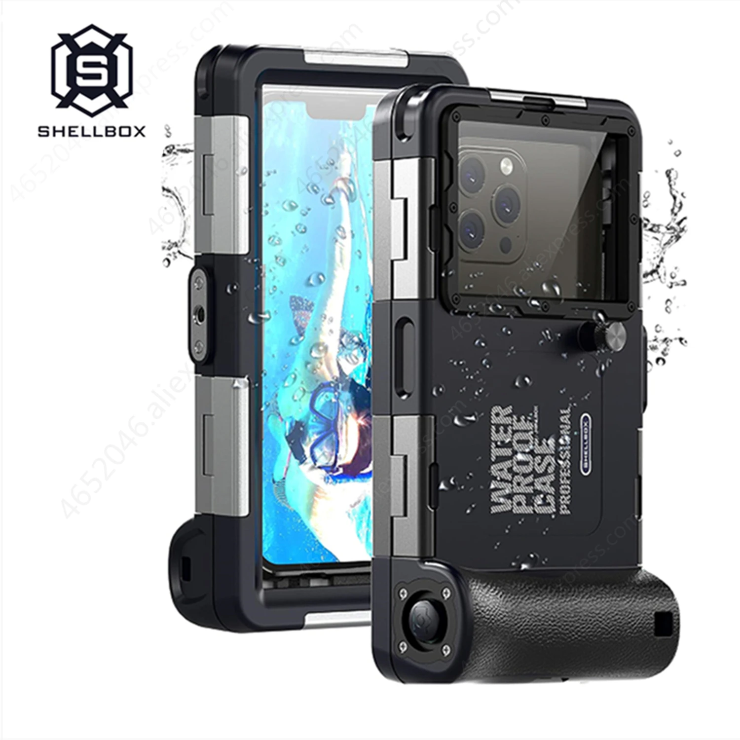 

Shellbox Universal IPX8 Waterproof Boxs for iPhone Samsung Xiaomi OPPO VIVO Case Underwater Professional Snorkeling Diving Cover