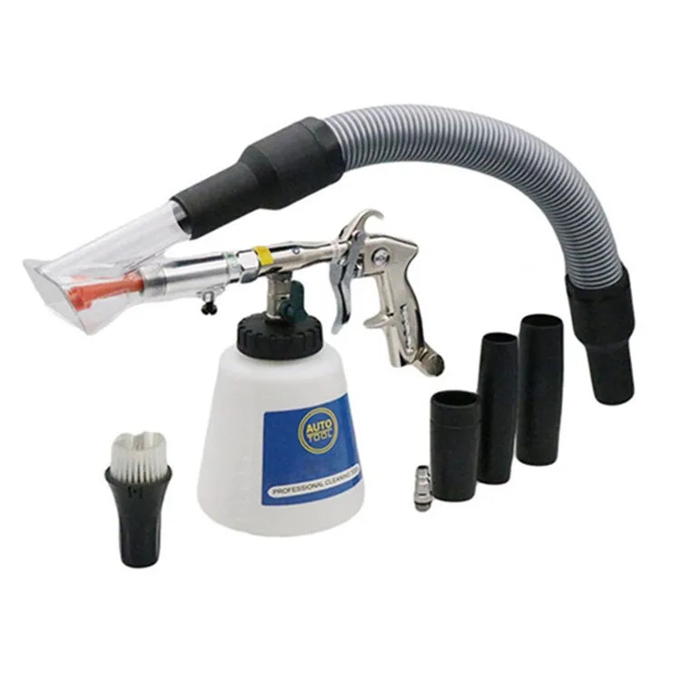 

2 in 1 Bearing Car Cleaning Tool High Pressure Foam Gun Automotive Interior Dry Cleaning Car Vacuum Tornado gun