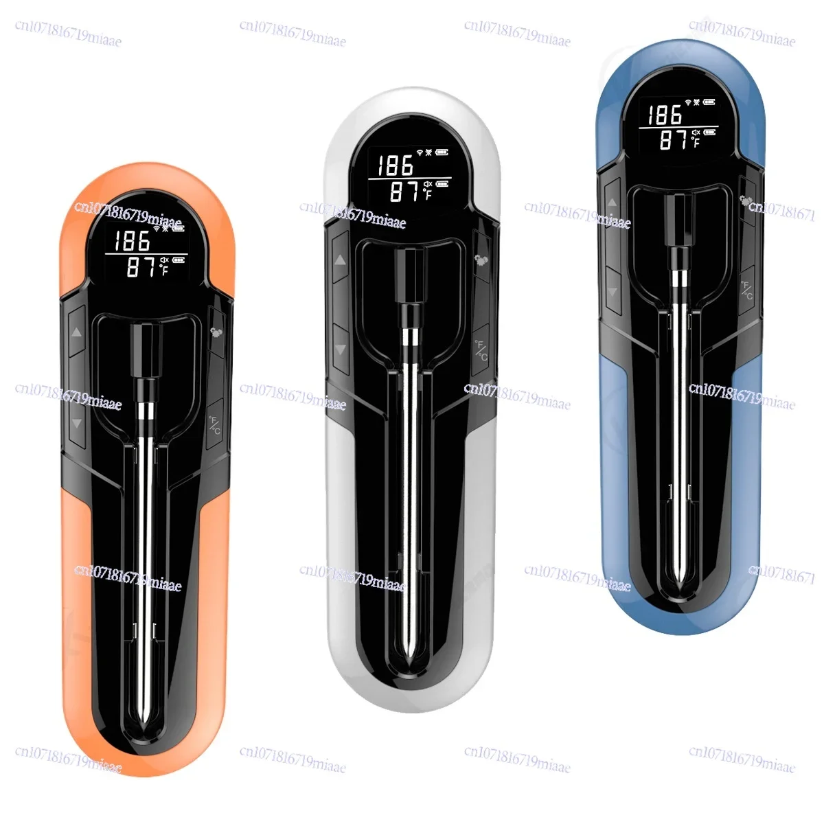 BBQ Barbecue Steak, Bluetooth Mobile APP with Charging Seat, Electronic Food Thermometer
