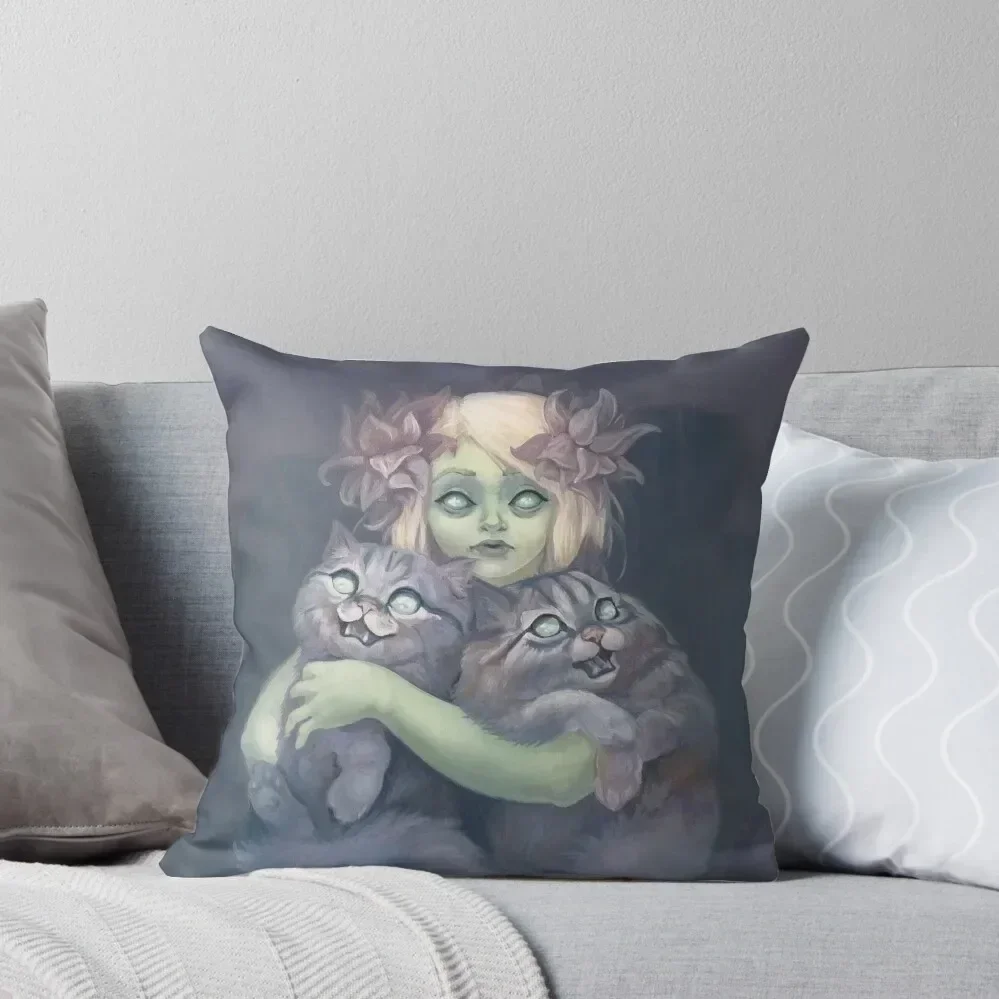 

Haunted Throw Pillow Cushion Cover Luxury Decorative Pillow Covers For Sofa luxury throw pillow covers