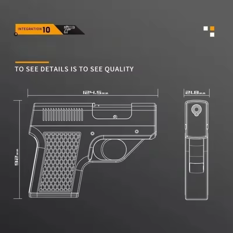 2026 New Clip Gun Type Butane Gas Lighter Three Capacity Cigarette Holder Windproof Jet Blue Flame Lighters Men's Gifts (NO GAS) - Image 6