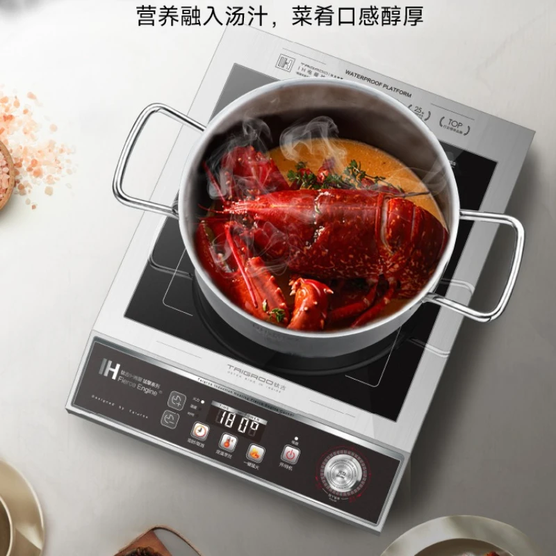 3500W High-Power Induction Cooker - Temp Control, Home/Commercial (High Heat)
