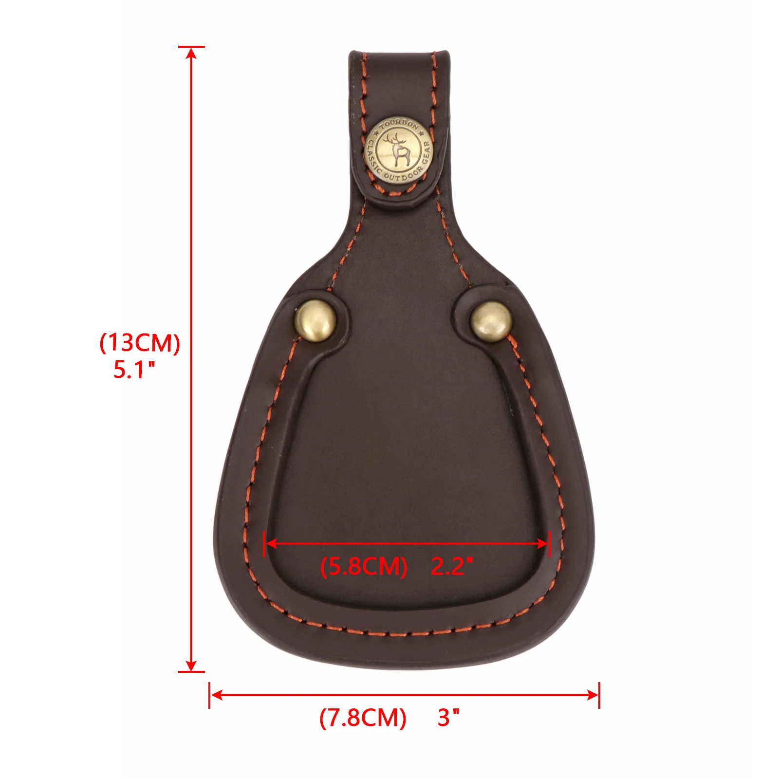 Tourbon Hunting Leather Toe Pad Shoes Protector Sporting Clays Shooting Barrel Rest Trap Game Accessories