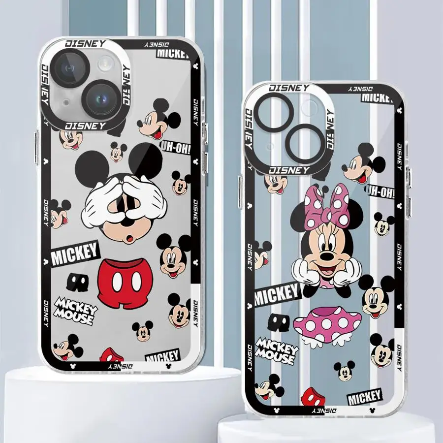 Disney Mickey Mouse Lovely Phone Case for Honor 90 Lite X9a X9b X8b X7b Y9 Prime 2019 Clear Soft Shell