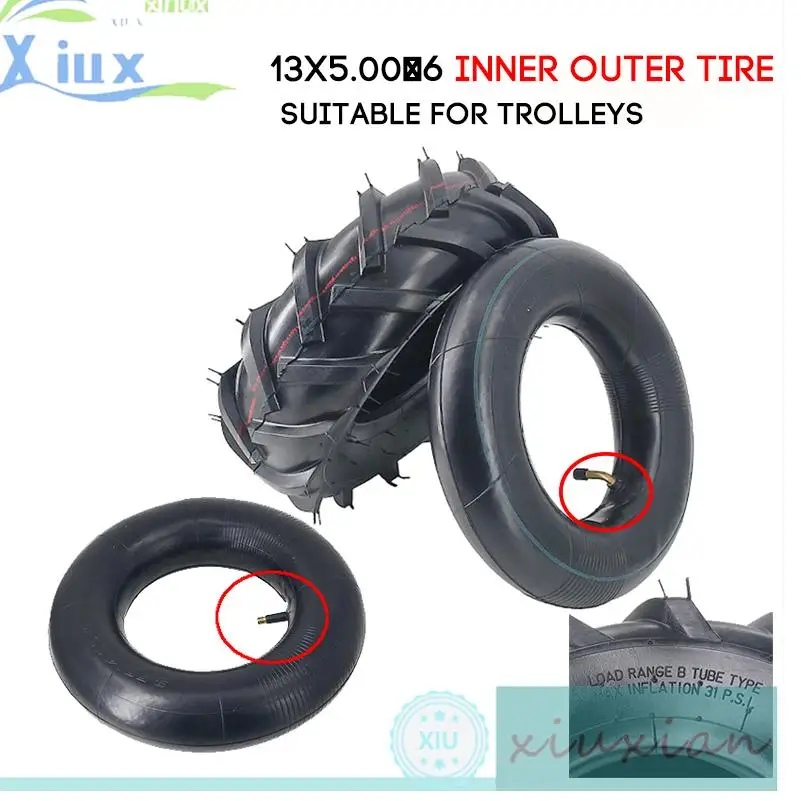 High quality inner tube 5.00-6 inflatable micro lawn mower tire 13x5.00-6 tire, convenient for more efficient lawn maintenance