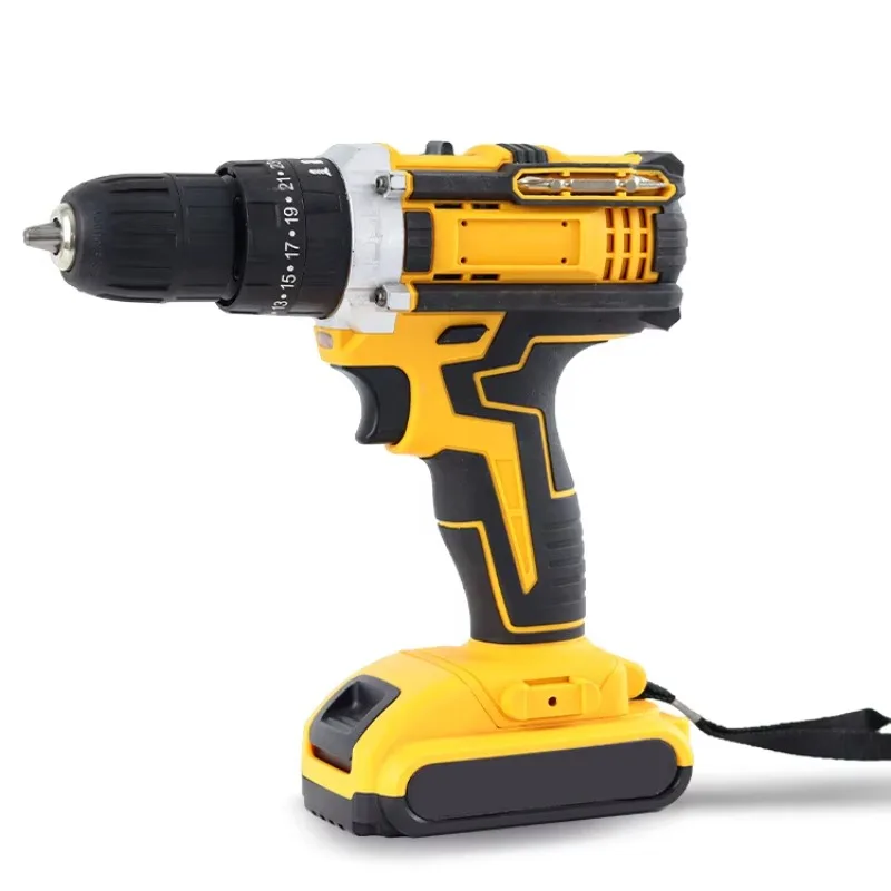 

10mm Wireless Cordless Impact Drill Set 35N.m 12V/21V Mini Tool for DIY Portable Electric Power Source
