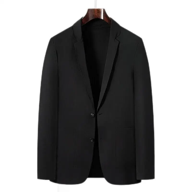 Spring Summer Casual Sunscreen Blazers Men Lightweight Solid Fashion Suit Coat Thin Male Business Single Breasted Blazer Outwear