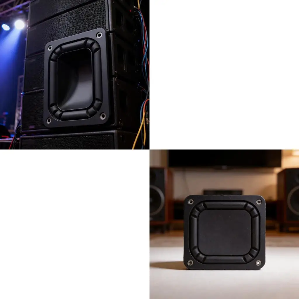 Pièce rechange pour diaphragme haut-parleur E1PF avec support encadré, accessoire ABS pour réparation du son, le
