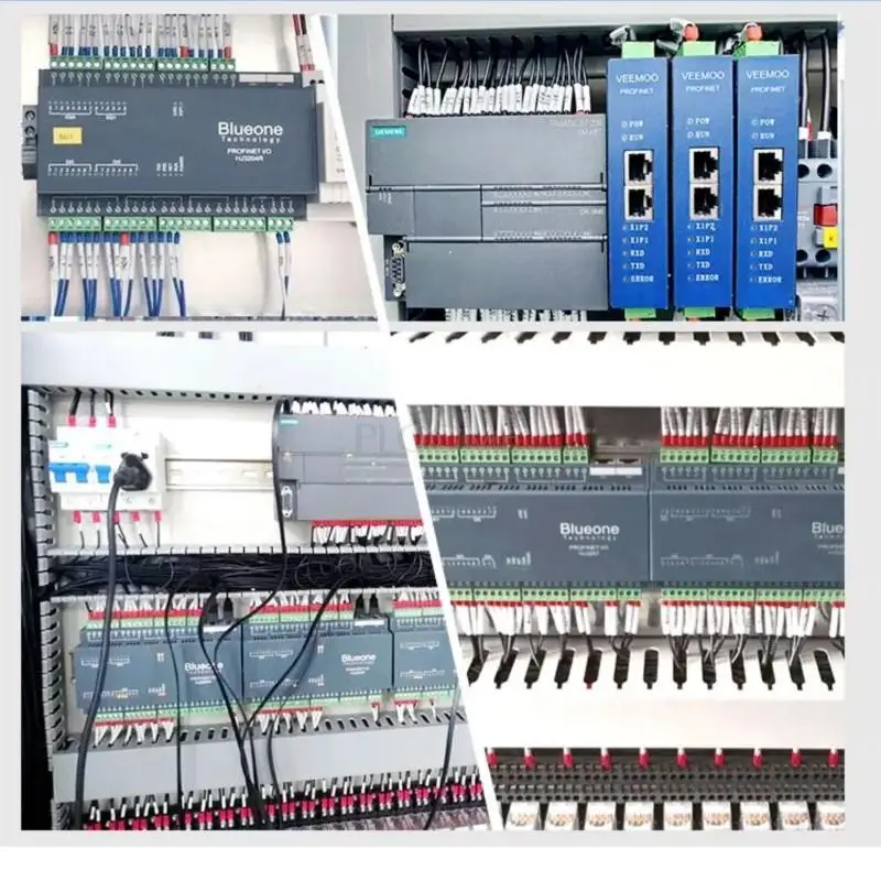 Profinet Remote IO module, RS485 Modbus RTU to Profinet Ethernet PN Gateway DI DO AI AO PT100 for S7-200/1200/1500 PLC