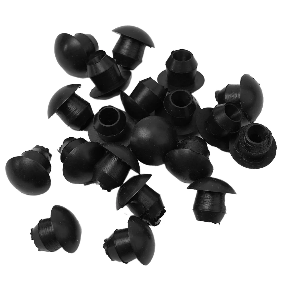 20pcs Floor Jack Plugs Floor Jack Oil Filler Plug Rubber Hydraulic Filler Bungs Universal Car Repair Tool