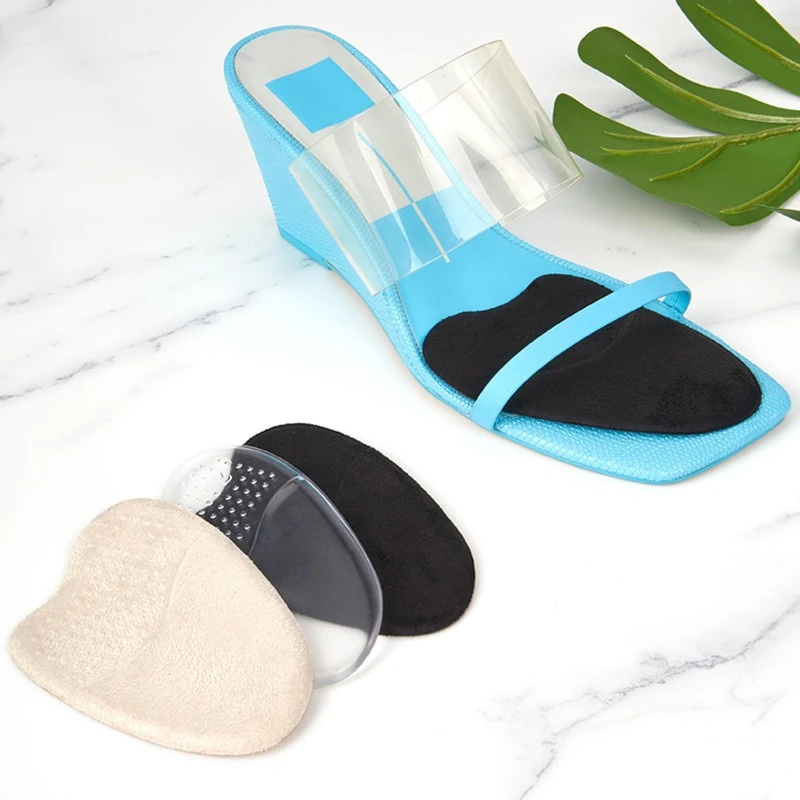 Silicone Forefoot Pad Inserts Cushion Pads for Women High Heels Shoes Anti Slip Foot Pain Relief Pads Sandals Gel Shoe Insoles