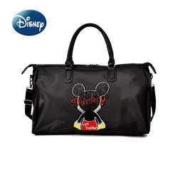 Disney-Bolsa de viagem portátil feminina, sacola de grande capacidade, bolsa de viagem dos desenhos animados, marca de luxo, moda, nova