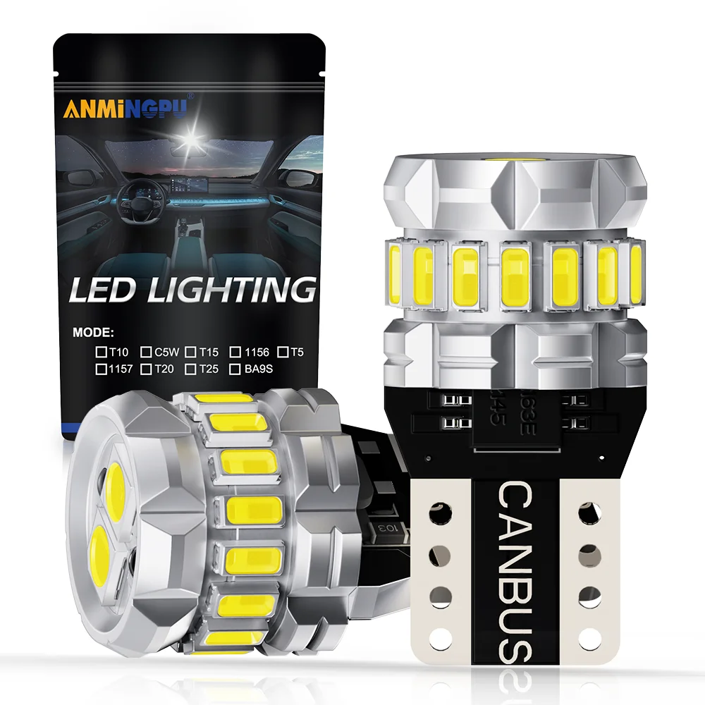 

2x Canbus W5W T10 LED CANBUS No Error 194 168 LED Car Interior Side Light Dome Lights Parking Light Auto Signal Lamp 6500K 12V