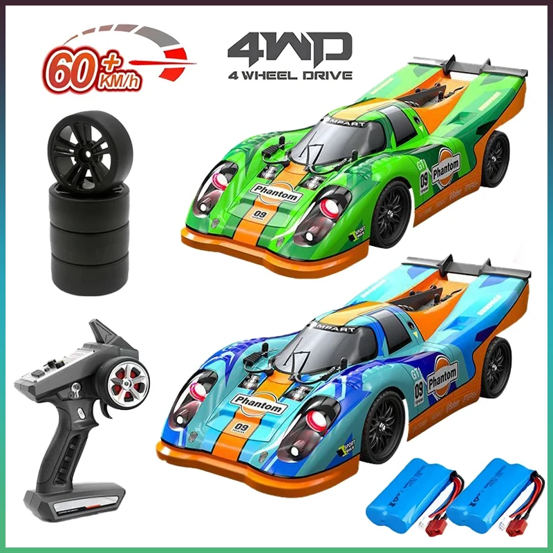 JJRC C8806 RC Car 2.4G Drift Racing 4WD 60km/h 1:16 High Speed Brushless Drive Vehicle Competitive Supercar Off Road Racing Toys