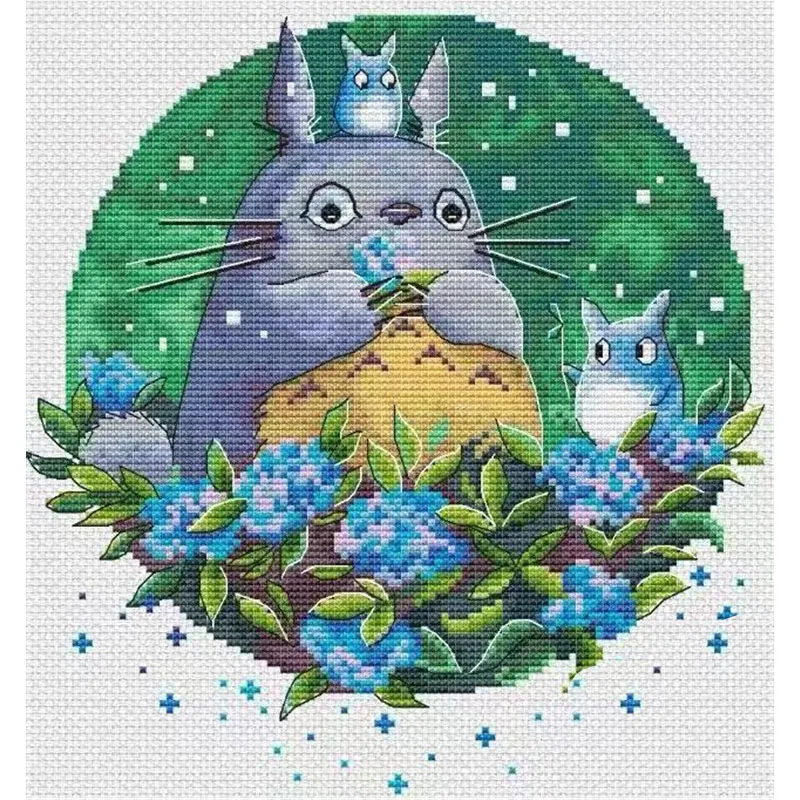 742Fun Cross Stitch Package Greeting Counted Kits New Style Joy Sunday Kits Embroidery Animal World of Warcraft Sailor Moon