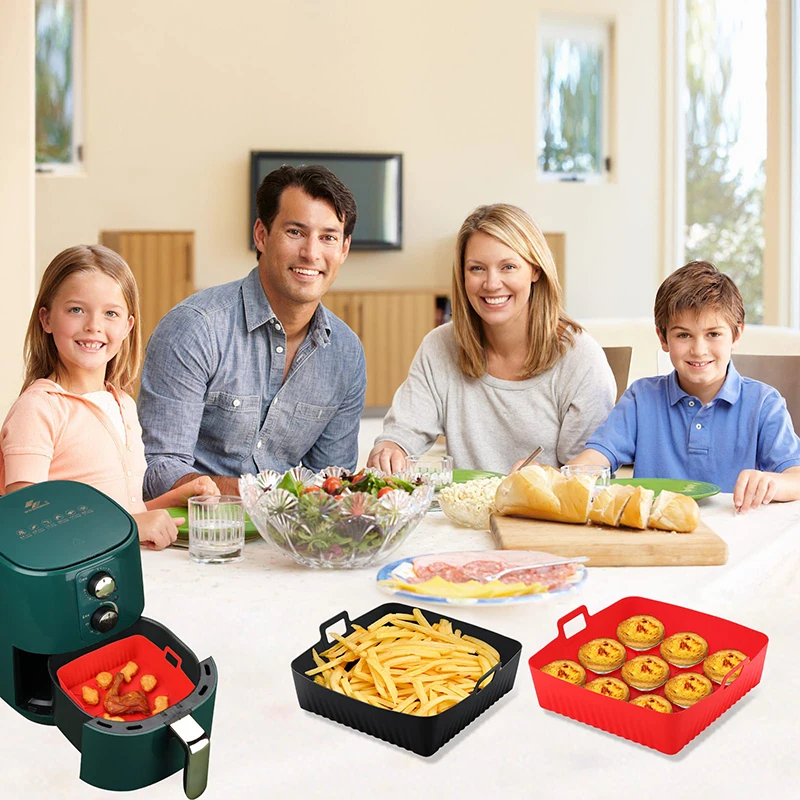 Quadratische große Silikon-Luf – Air Fryer Silicone Pot Liner Bewertung und Preis