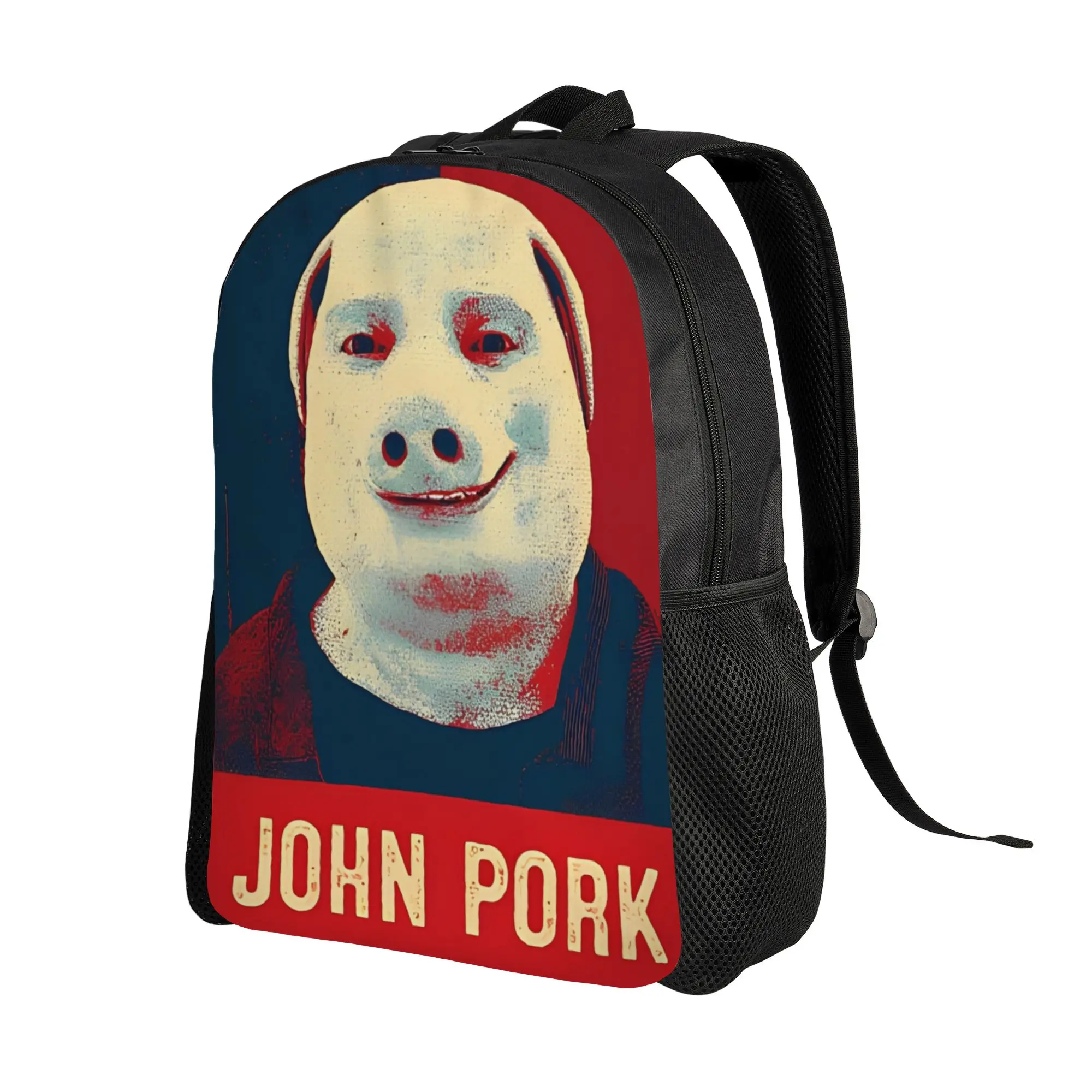 John Pork Is Calling Answer Call Phone Pig Backpack  Cute Backpacks Girl University Breathable School Bags Designer Rucksack