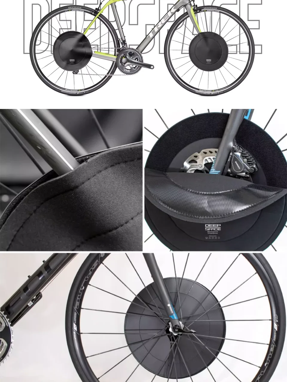 AliExpress NONE Anti-fouling Motorcycle Washing Disc Brake Cleaning Protection Cover Ultralight Bicycle Washing Disc Guard Bike Accessories