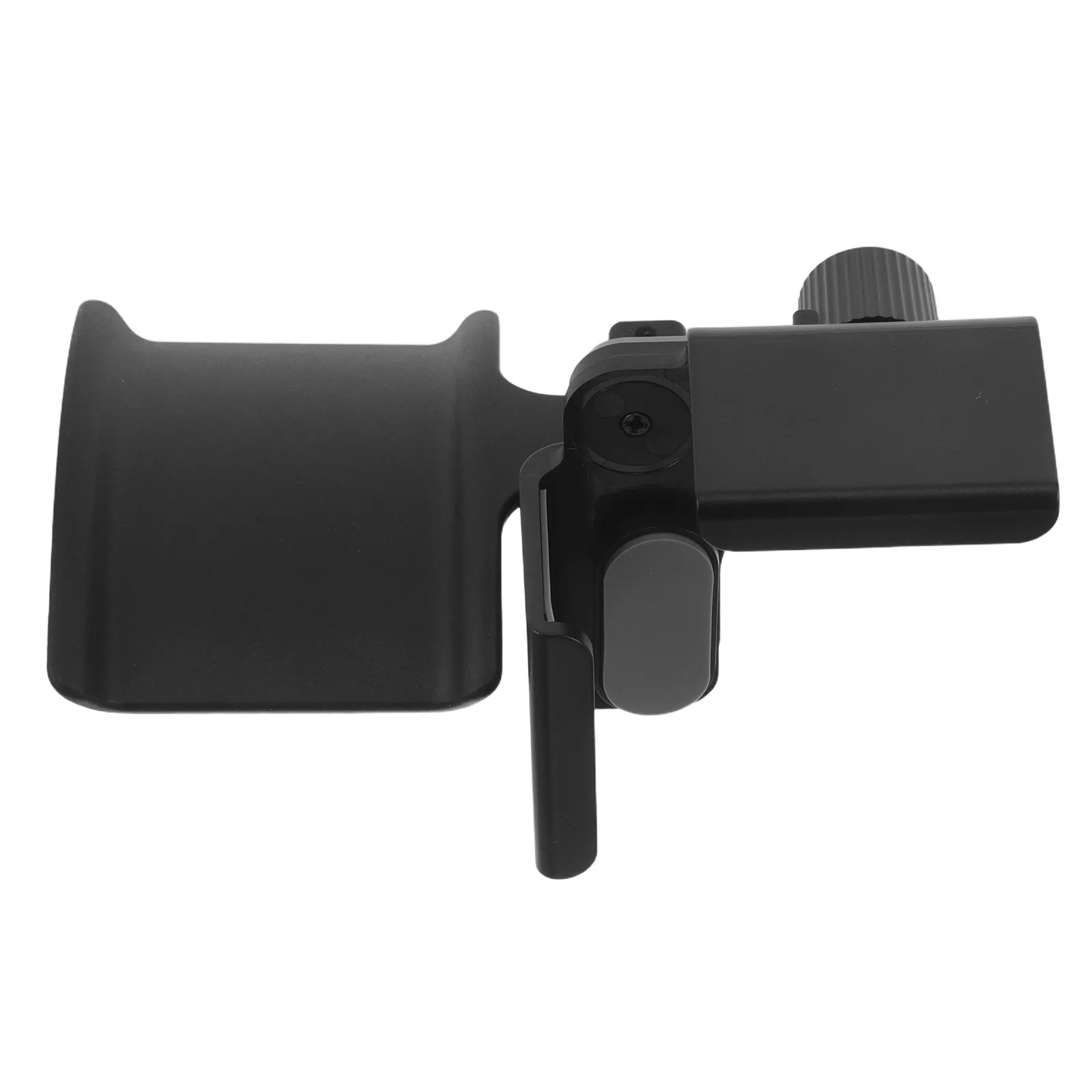 Monitor Headphone Holder Adjustable Clamp-on Silicone Padded Scratch Proof Headset Stand No Drill Mount Space Saving Organizer