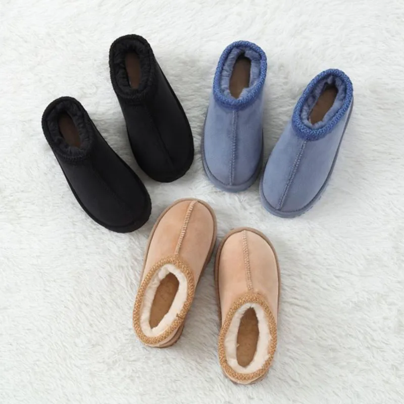 kids shoes boys girls velour fleece winter low-back slippers children toddler teen kids  fashion velvet home slipper