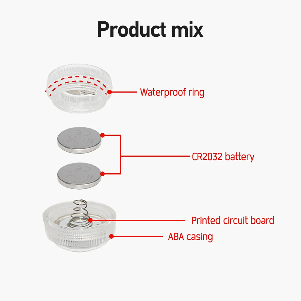 Für Bambu Mini Wasserdichte RGB LED-Teelichter mit Fernbedienung 6 Stück für Bambu Lab Creator Program KC020 Maker World Hardware – Detail 7
