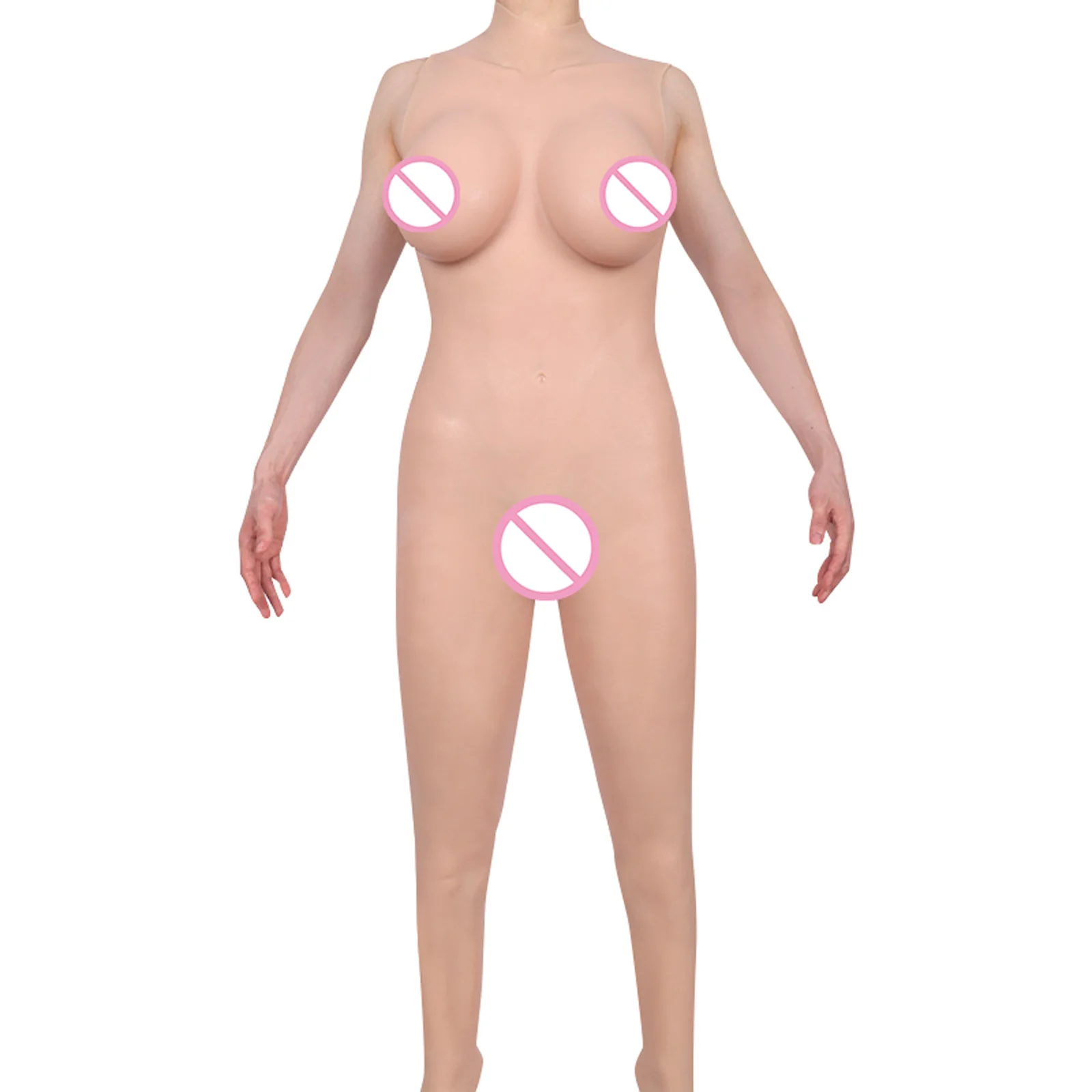 Roanyer G Cup Bodysuit with East West Shape and Anal Hole for Crossdresser Cosplay Full Cover Bodysuit