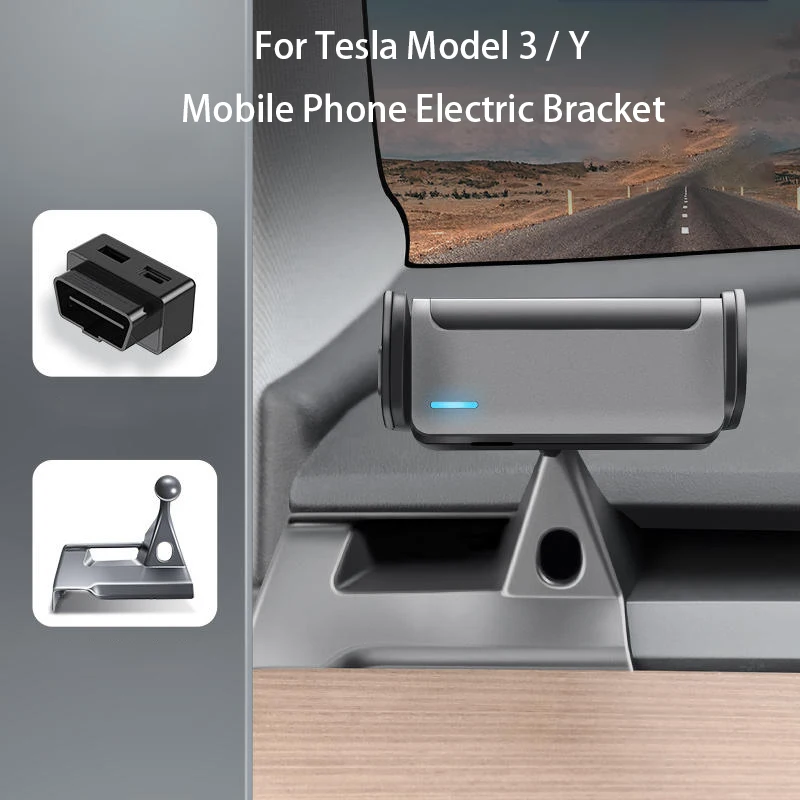 Per Tesla Model 3 2021-2023 modello Y supporto per telefono cellulare supporto per staffa elettrica GPS per auto EV accessori per auto