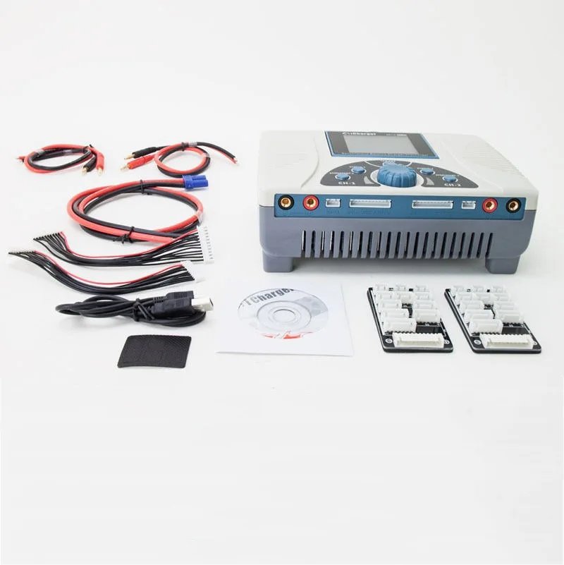 ICharger 1300W 1400W 2000W DC Dual Battery Balance Charger Discharger 308DUO 1-8S/406duo 1-6S /4010duo 1-10S High Power