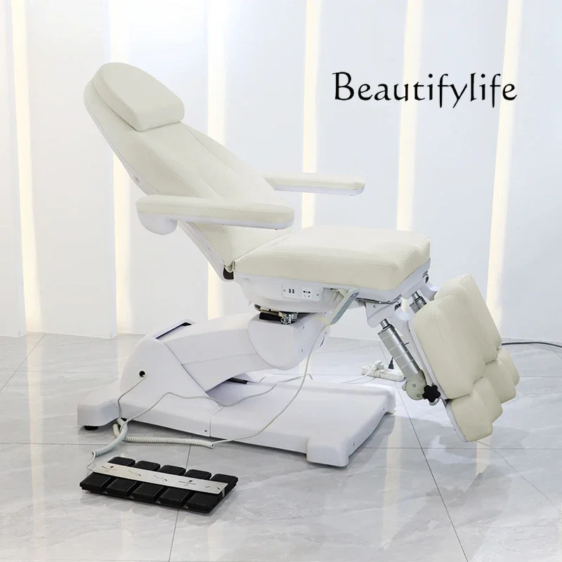 

C Electric Foot Care Chair Maintenance Bed Rotatable Seat Adjustable Leg Support Beauty Pedicure Chair