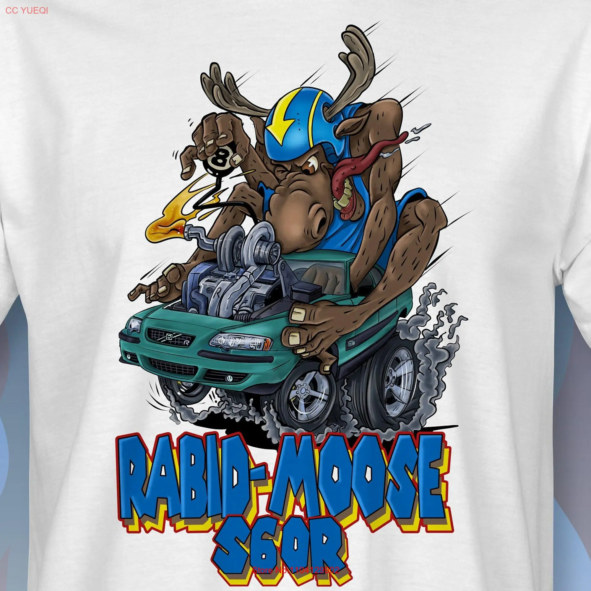 Rabid Moose Rat Fink Stlye S60R T Shirt RM0019 long or short sleeves