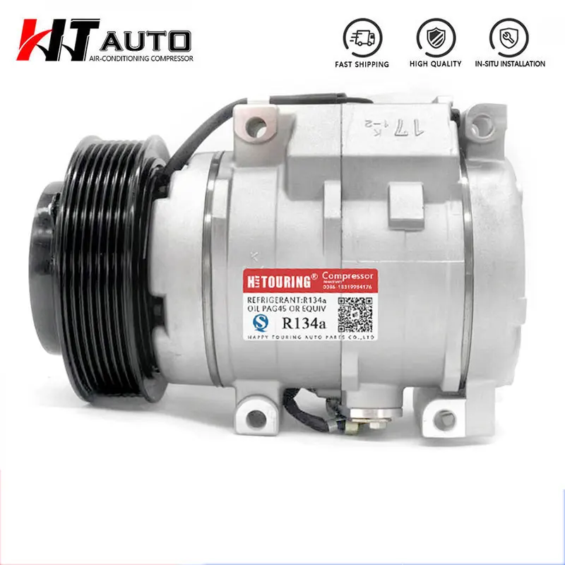 For 10S17C Compressor Toyota Land Cruiser J12 02-09 88310-6A140 88320-6A080 88410-35400 DCP50085 7PK