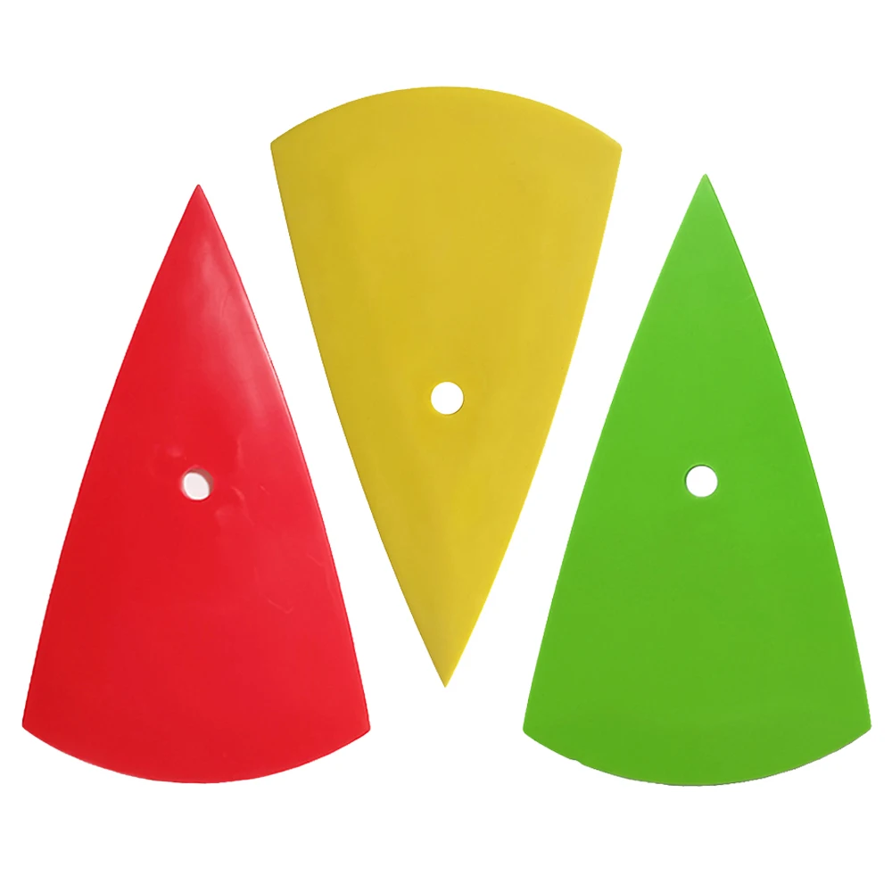 

Contour Squeegee Corner Scraper Car Decal Detailing Tool Vinyl Film Wrap Applicator Sharp Triangle Window Tinting Tools A13