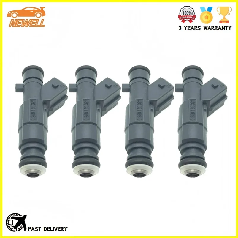 

4pcs 0280156321 9052856 Fuel Injector For CITROEN C2 C3 C4 XSARA BERLINGO Peugeot 206 Wuling Rongguang 1.2 Hongtu 1.2 B12 Engine