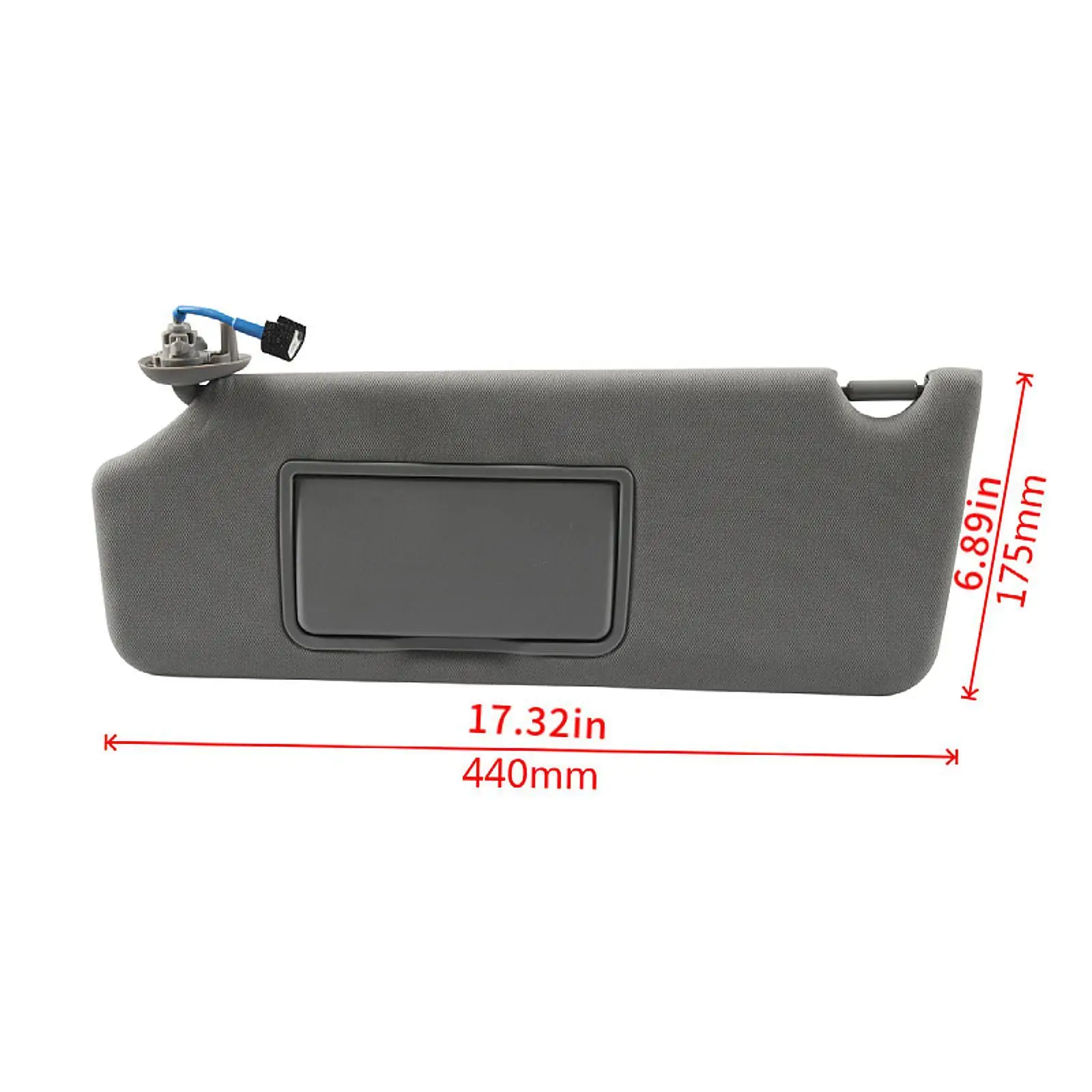 

Automotive Left Driver Side Sun Visor Fabric ABS Assembly Replacement Car Sun Visor for Honda Pilot 2017-2021