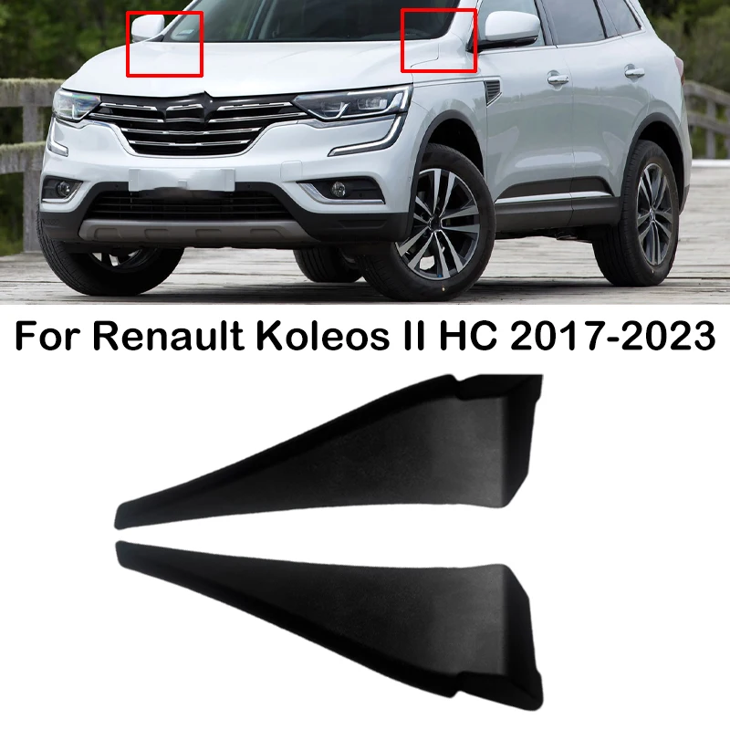 

Для Renault Koleos II HC 2017-2023, передний стеклоочиститель, боковая угловая крышка, пластина, дефлектор воды, панель 668624304R 668630395R