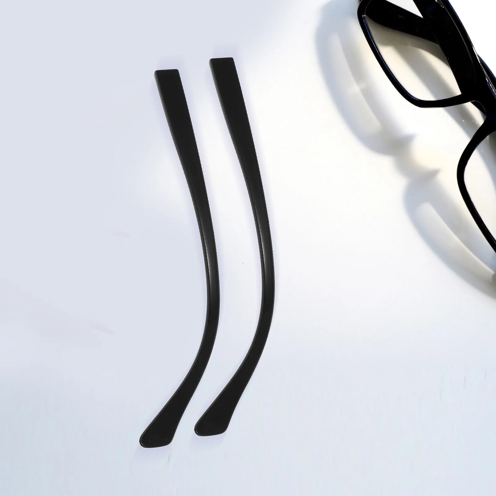 

Universal Eyeglass Arm Replacement Lightweight Nonslip Metal Temples Black Glasses Repair Kit Accessories Temple For Sunglasses