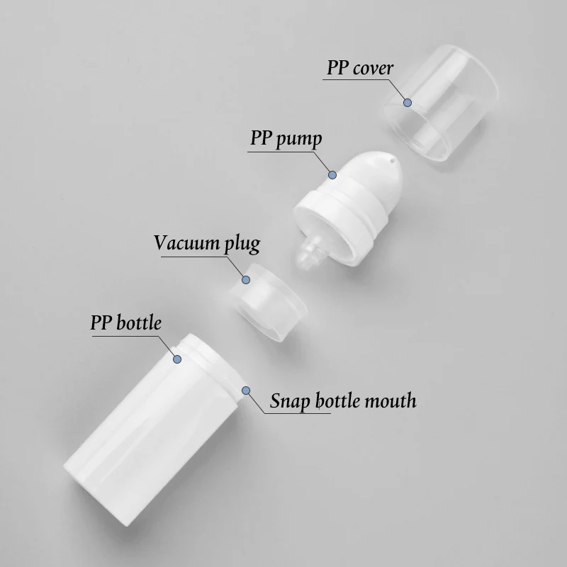 5ml 10ml 15ml bottiglia cosmetica di plastica vuota pompa per lozione bottiglia per vuoto Shampoo articoli da toeletta contenitore accessori da