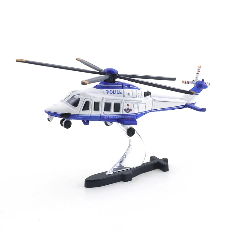 XCARTOYS 1/64 Alloy Car Model G28-01 AW139 Helicopter Public Security Christmas Diecast Model Toy Collection Gift