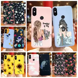 For Xiaomi Mi 8 SE Case Fashion Girl Flower Candy Color Soft Silicone Cover For Xiaomi Mi 8 Lite Phone Cases Mi8 Mi 8 SE Bumper