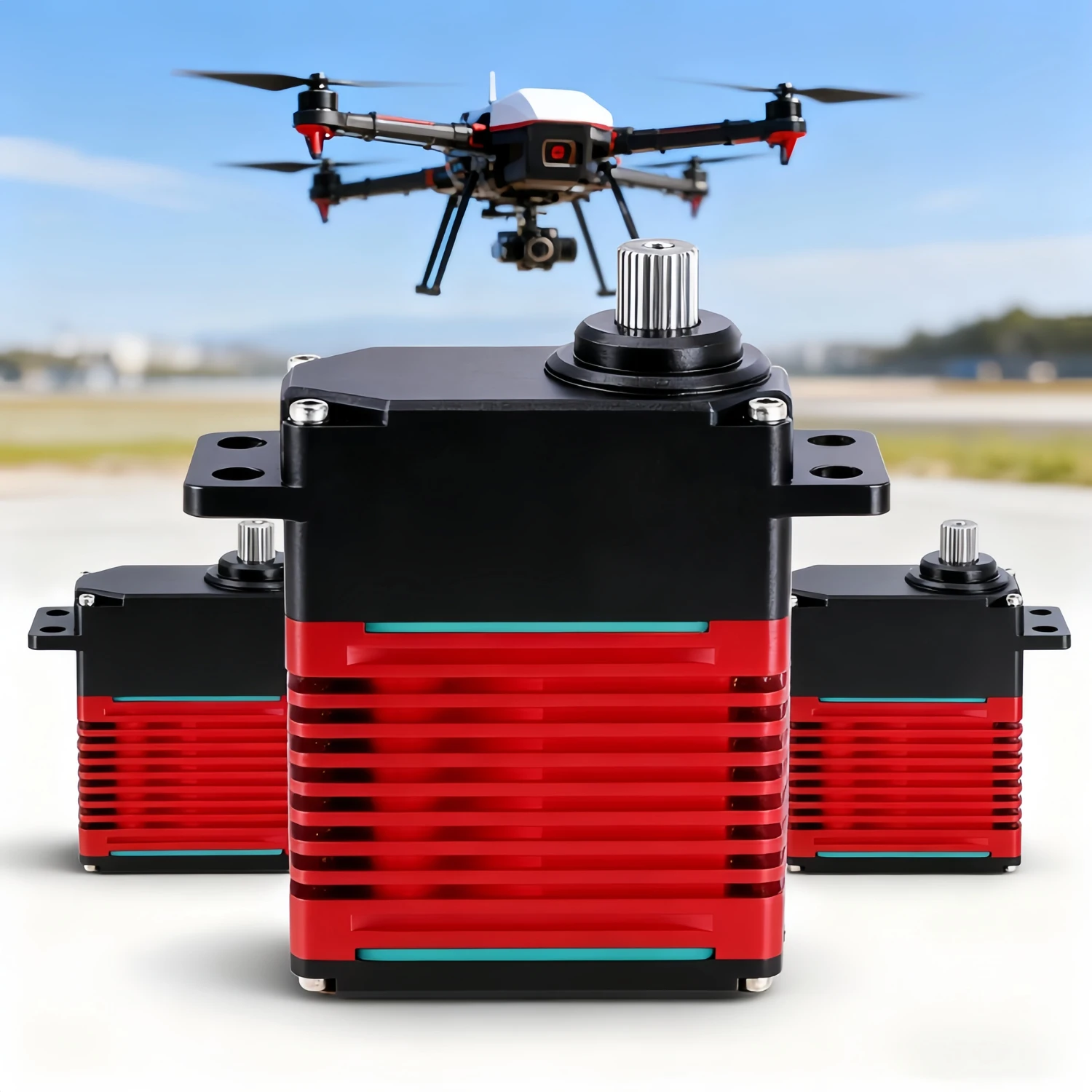 DSservo DES110 180 ° /270 °   Servo motori di grado Servo digitale da 110 kg IP67 impermeabile per accessori robotici per aeroplani modello RC