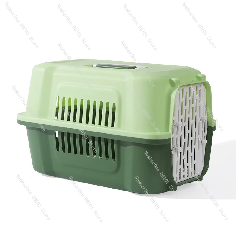 

Portable Cat Carrier, Traveling Pet Box, Air Transport Cat Cage for Small Dogs