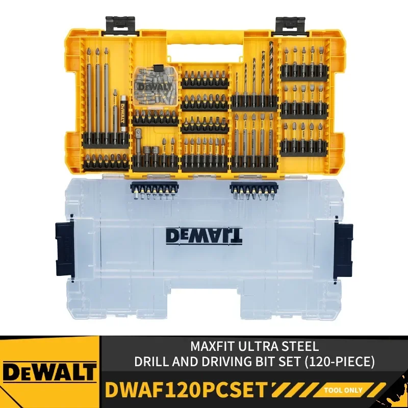 DEWALT DWAF120PCSET MAXFIT ULTRA Steel Drill and Driving Bit Set 120-Piece Power Tool Accessories