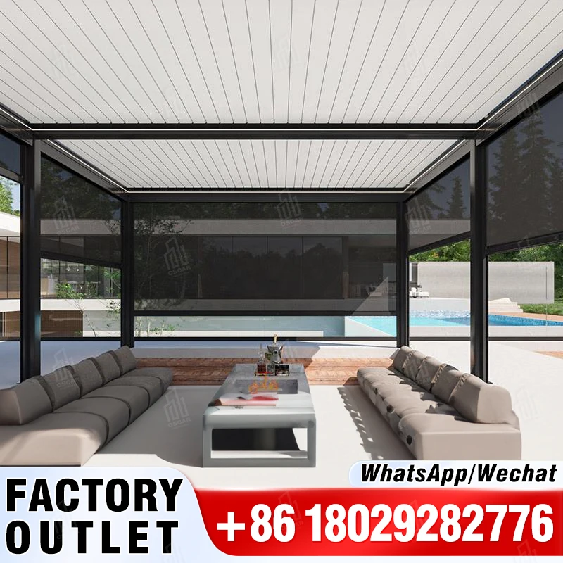 

bioclimatic louvered pergola pergola aluminium gazebo outdoor garden arches aluminum pergola