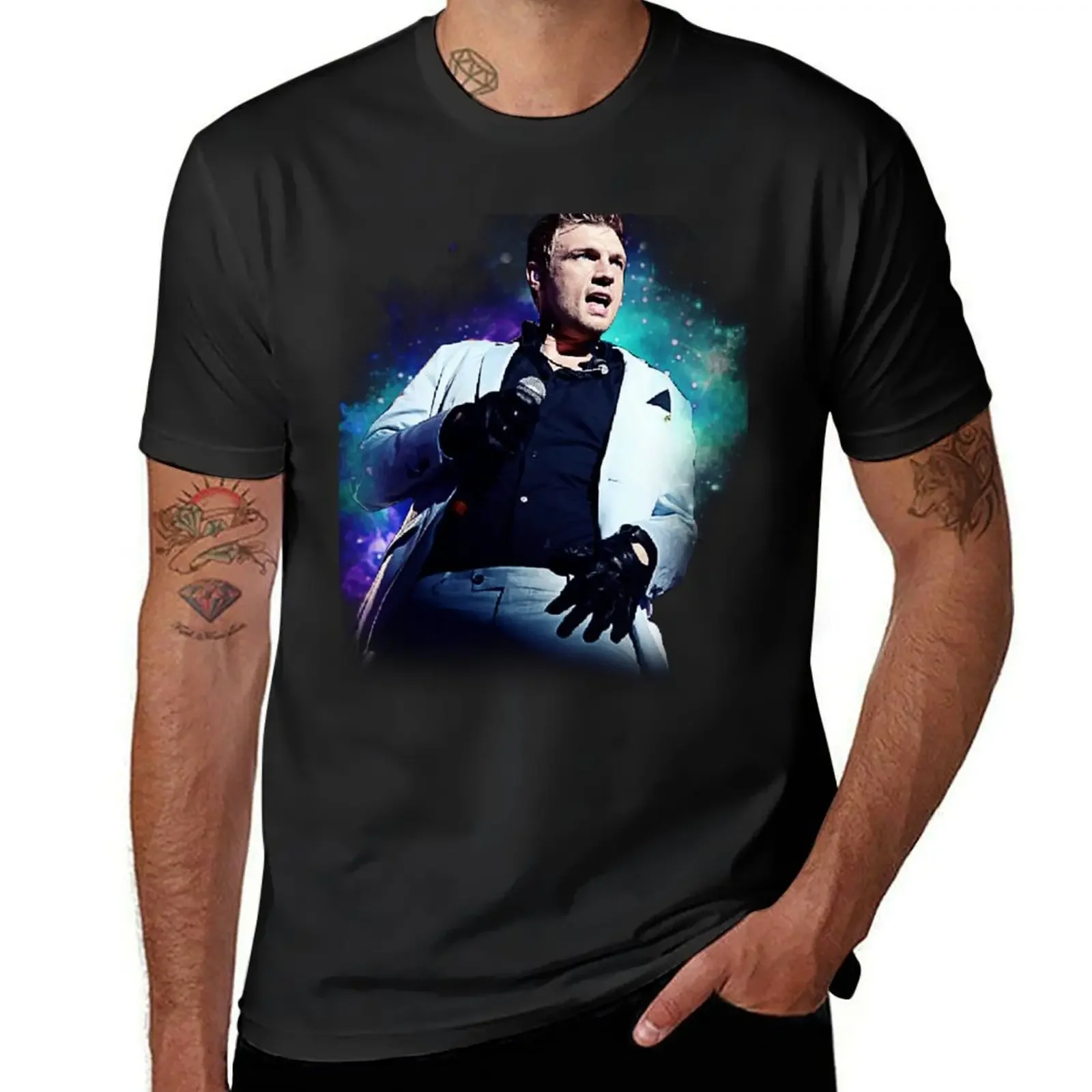 

Nick Carter Galaxy T-Shirt cute clothes graphic shirts kawaii clothes vintage t shirts men t shirts