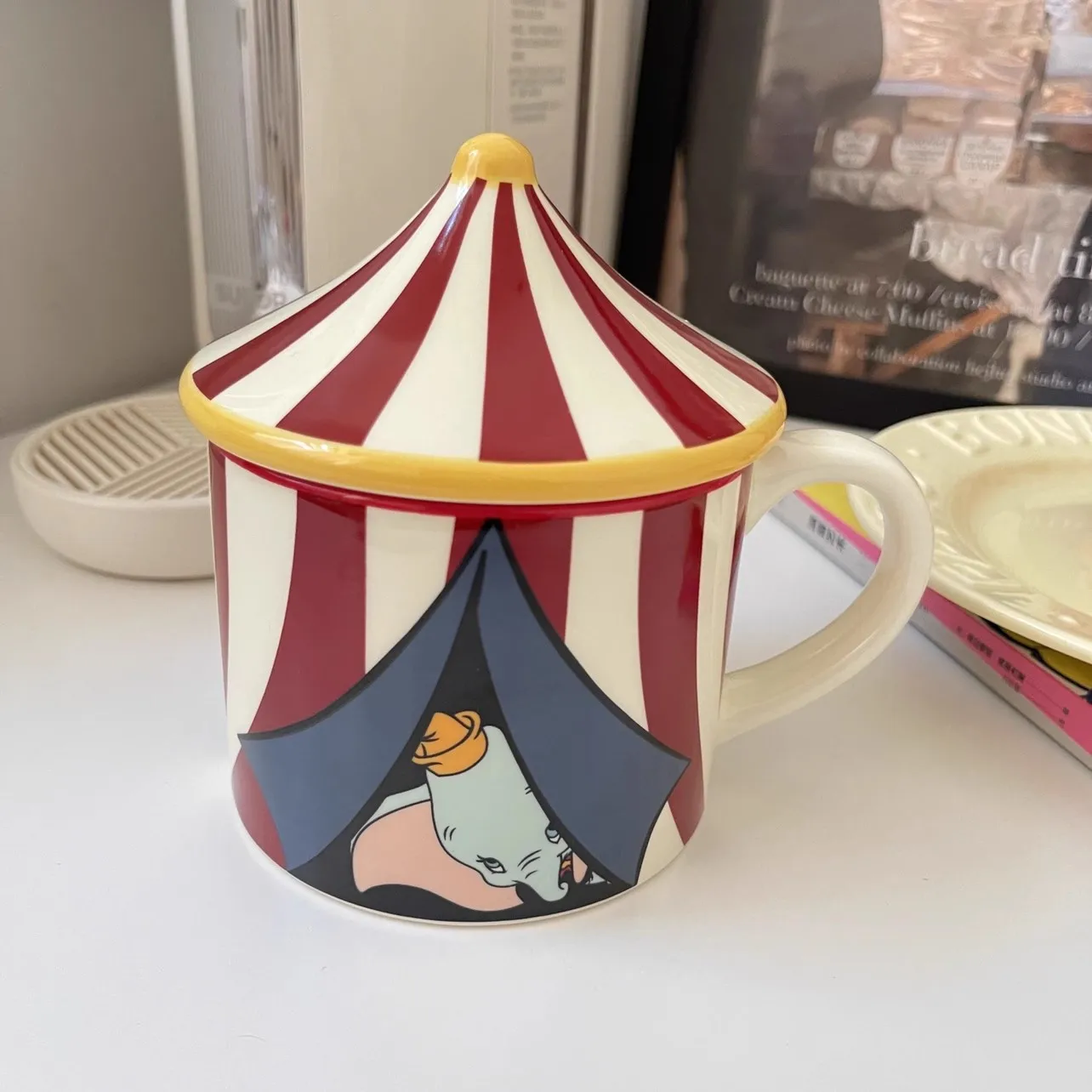 

Cute Circus Elephant Ceramics Mugs coffee Mug Milk Tea Office Cups Drinkware The Best Birthday Gift