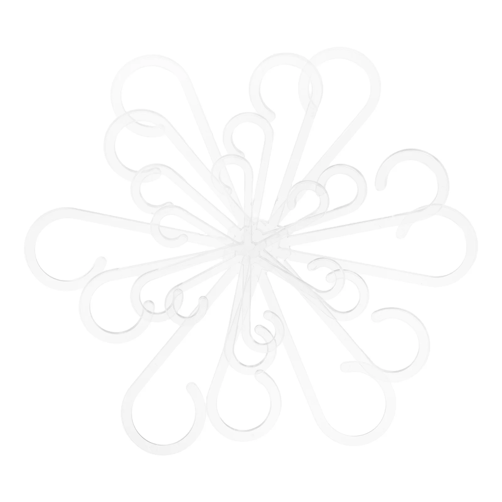 

4pcs Reusable Plant Stem Support Clips Plastic Climbing Stakes For Indoor Outdoor Transparent Garden Trellis Holders Plant