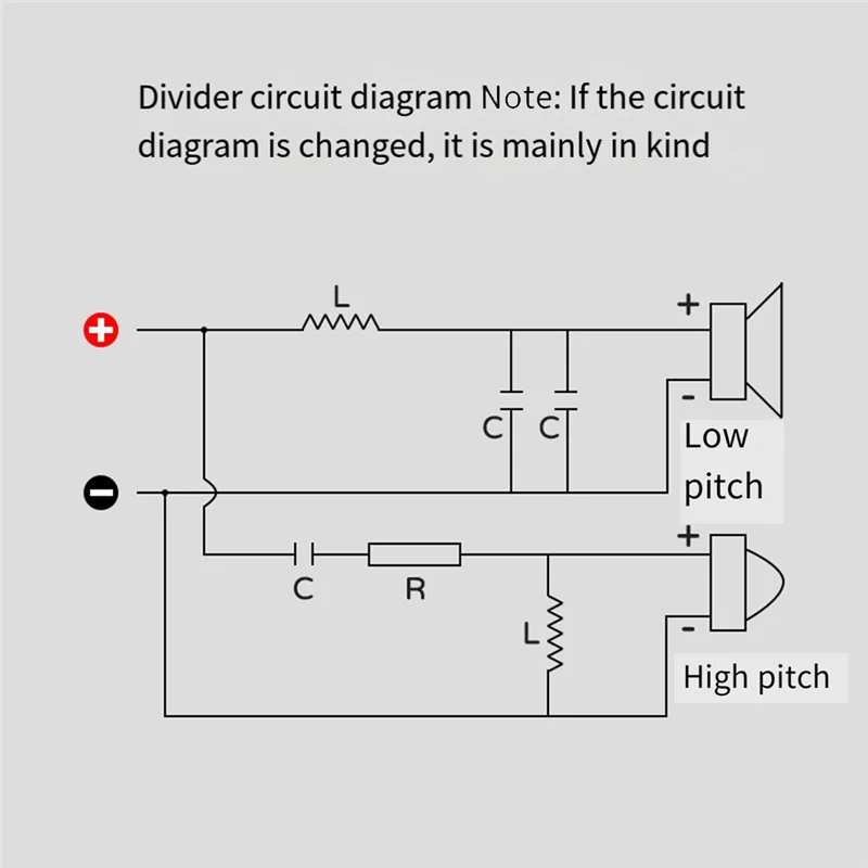 A34M-200W divisores de frecuencia de altavoz Hifi de 2 vías 2830Hz para altavoz Aurelia filtro cruzado de Audio altavoces DIY para cine en casa