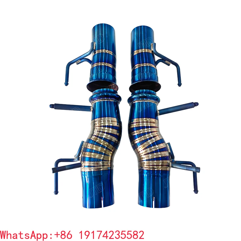 

Exhaust System Titanium Alloy Exhaust System Downpipe for Ferrari SF90 Exhaust Without Valved Muffler Escapes